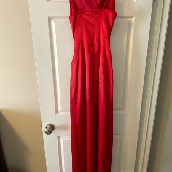 Satin Evening Gown - Picture 3 of 3